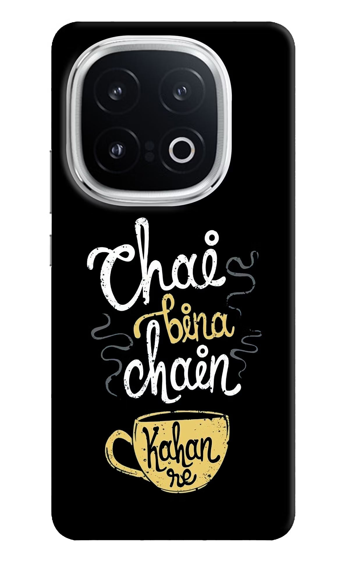 Chai Bina Chain Kaha Re iQOO 13 5G Back Cover