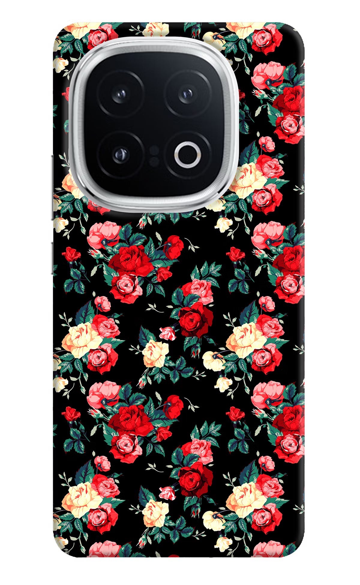 Rose Pattern iQOO 13 5G Back Cover