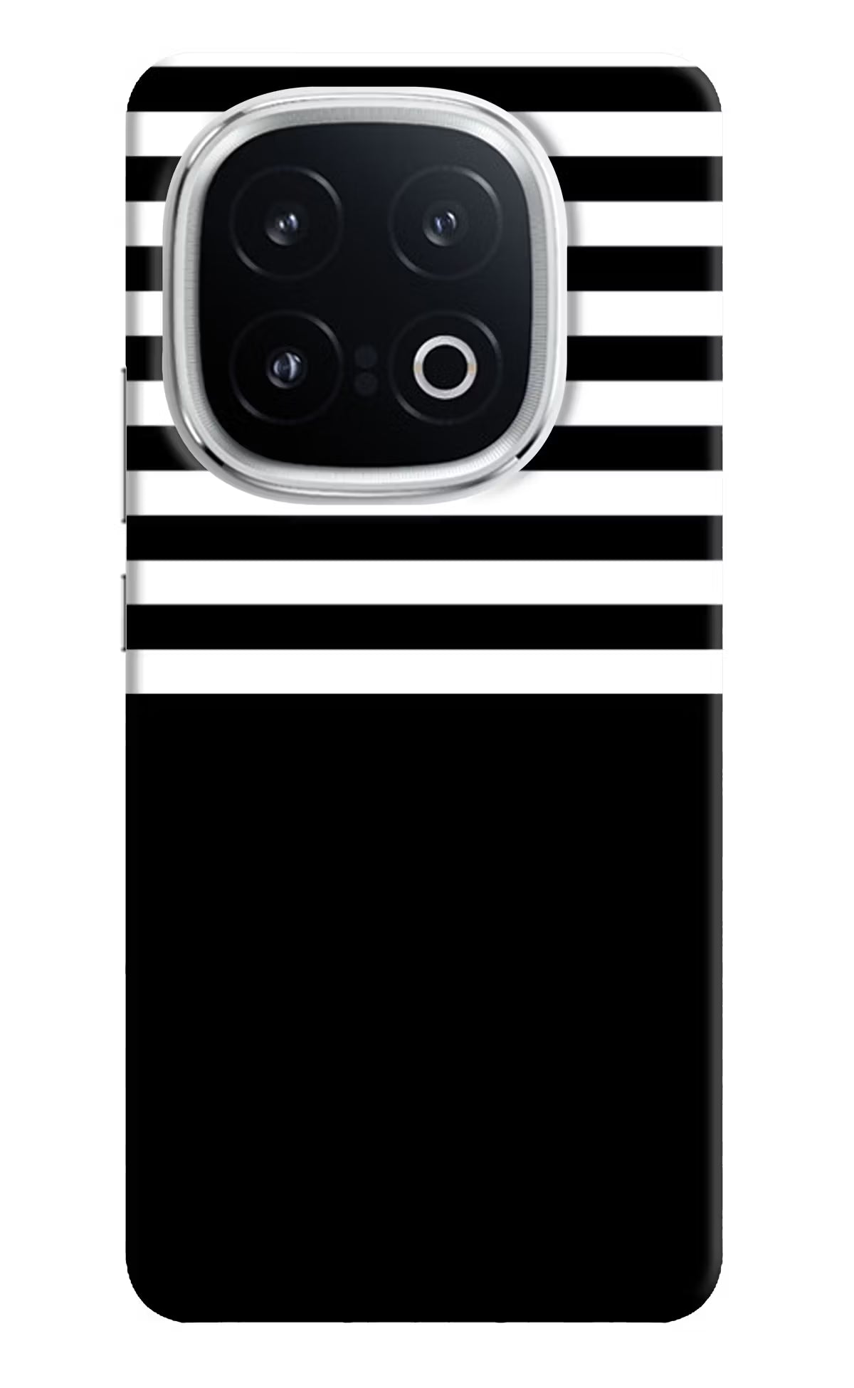 Black and White Print iQOO 13 5G Back Cover