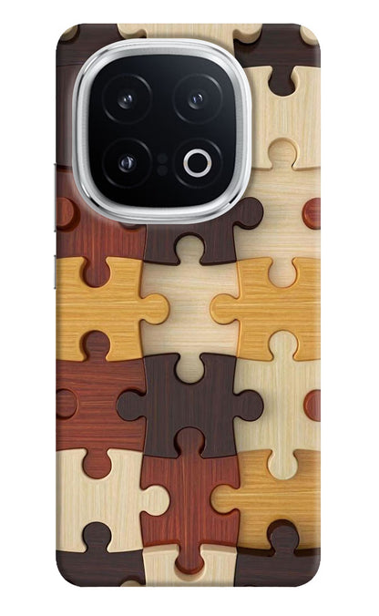 Wooden Puzzle iQOO 13 5G Back Cover