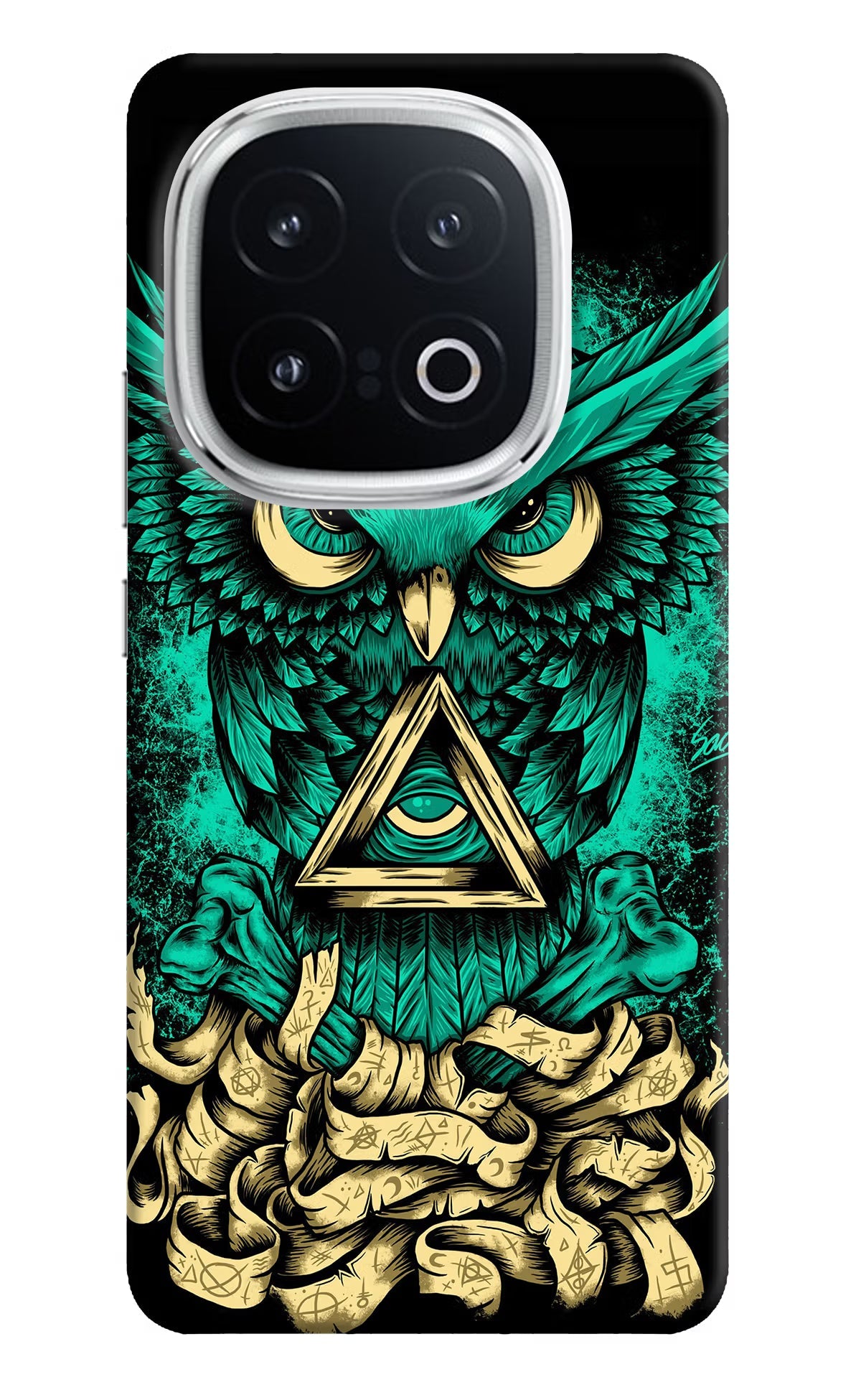 Green Owl iQOO 13 5G Back Cover