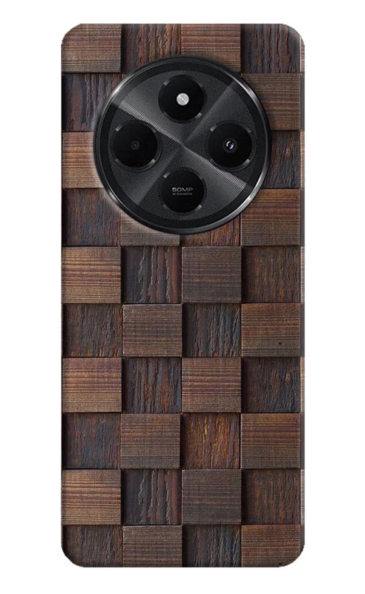 Wooden Cube Design Redmi A4 5G Back Cover