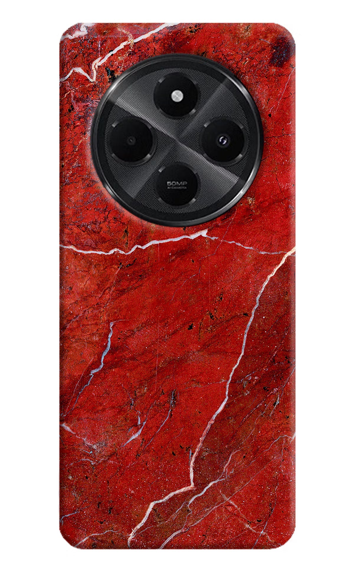 Red Marble Design Redmi A4 5G Back Cover