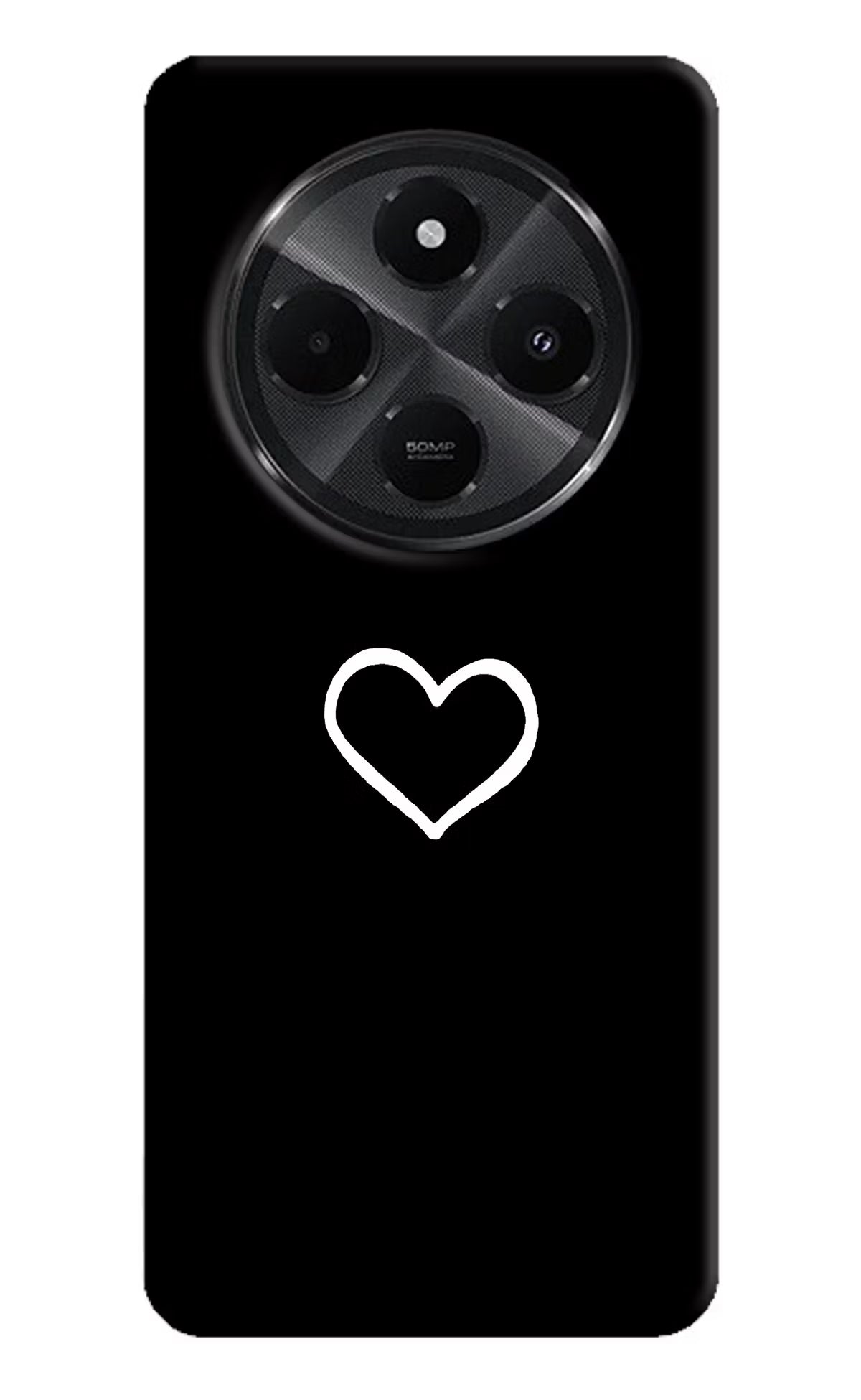 Heart Redmi A4 5G Back Cover