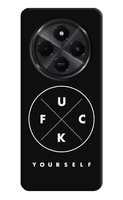 Go Fuck Yourself Redmi A4 5G Back Cover