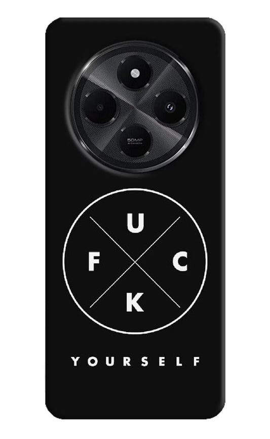 Go Fuck Yourself Redmi A4 5G Back Cover
