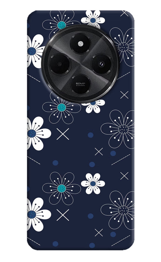 Flowers Redmi A4 5G Back Cover