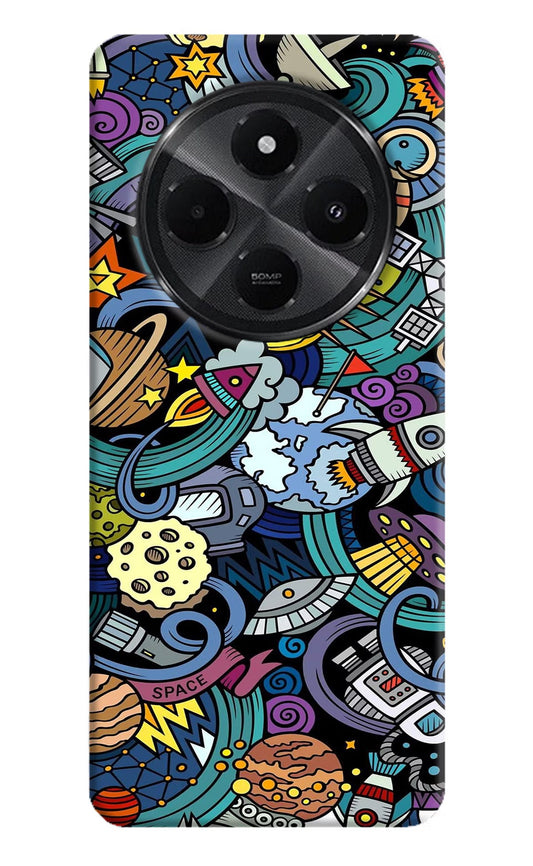 Space Abstract Redmi A4 5G Back Cover