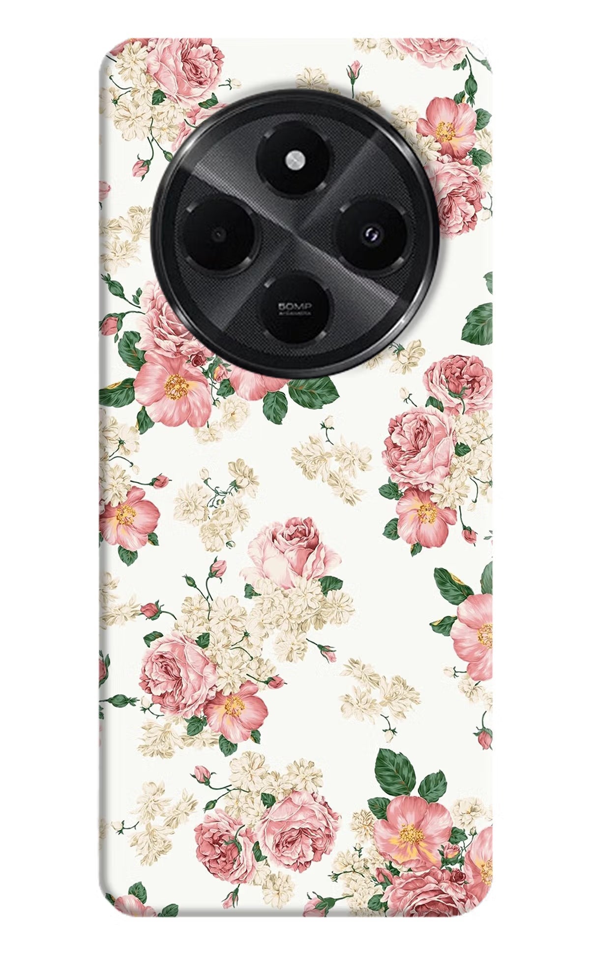 Flowers Redmi A4 5G Back Cover