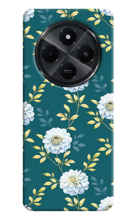 Flowers Redmi A4 5G Back Cover