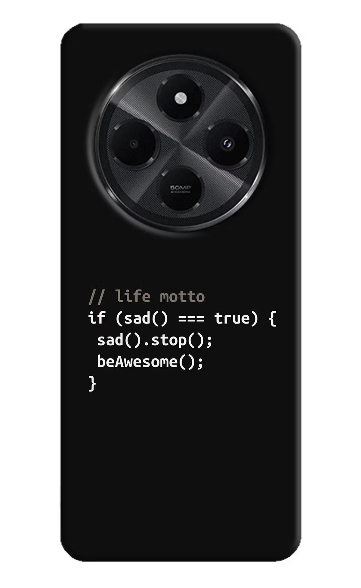 Life Motto Code Redmi A4 5G Back Cover