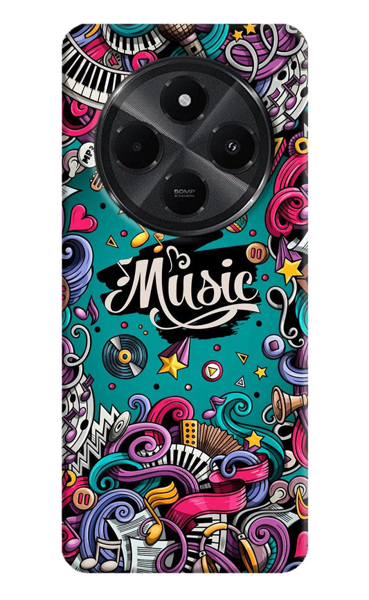 Music Graffiti Redmi A4 5G Back Cover