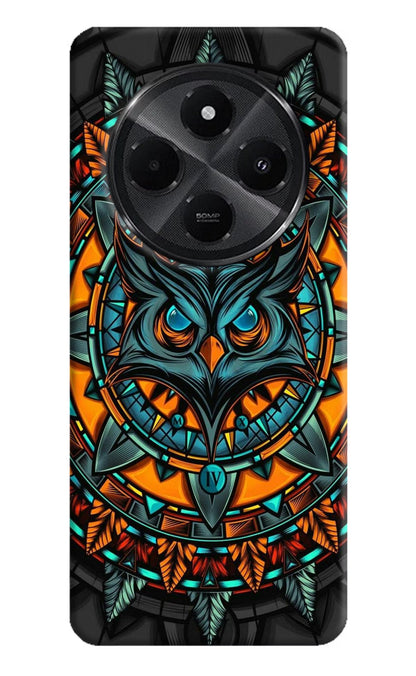 Angry Owl Art Redmi A4 5G Back Cover