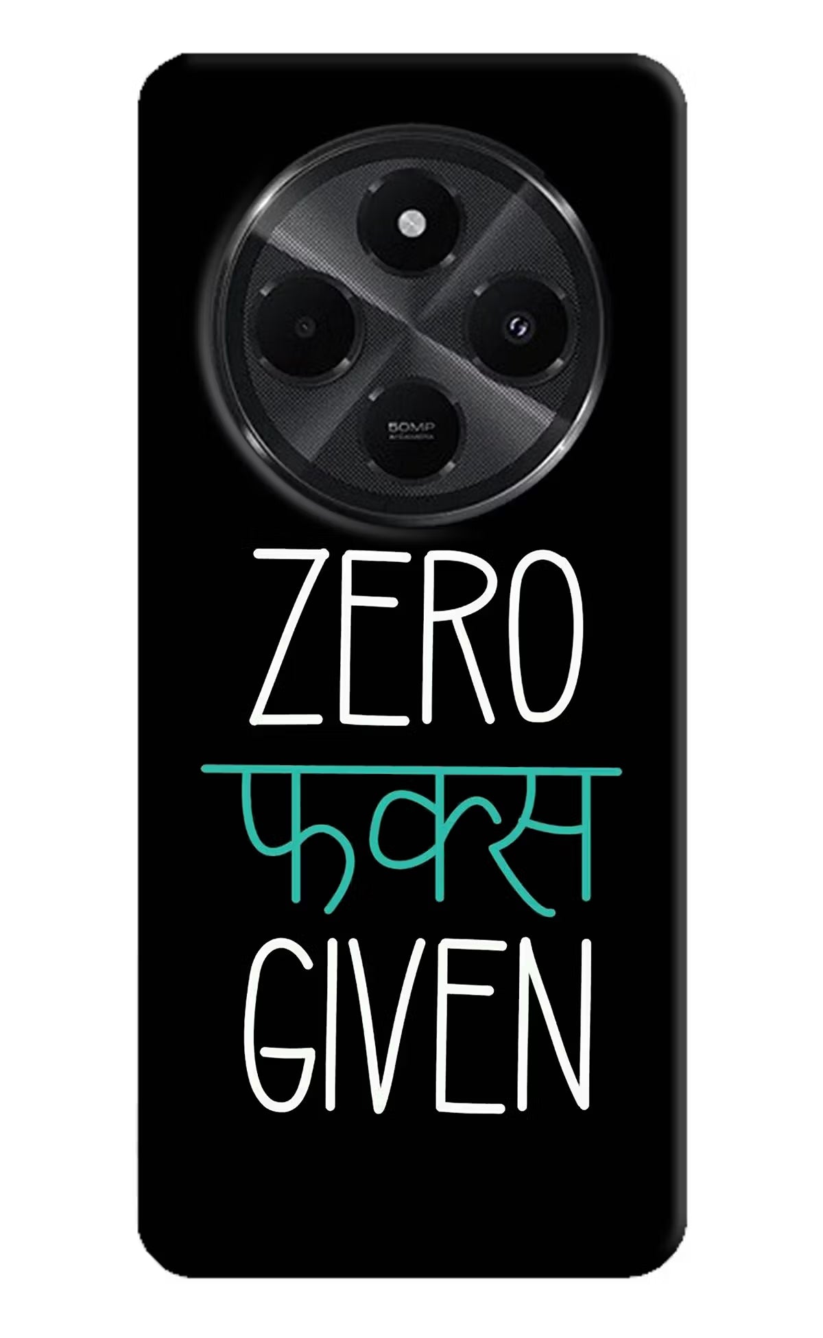 Zero Fucks Given Redmi A4 5G Back Cover