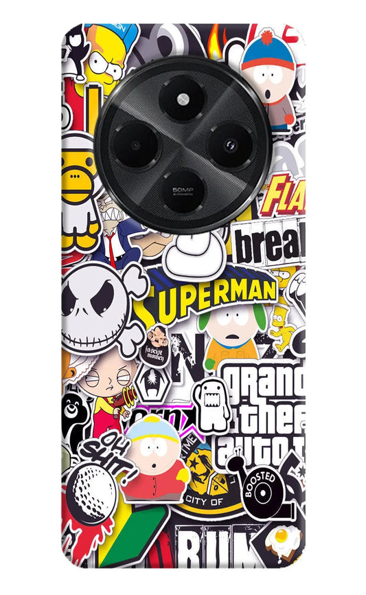 Sticker Bomb Redmi A4 5G Back Cover