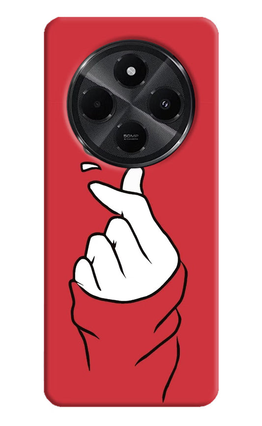 Korean Love Sign Redmi A4 5G Back Cover