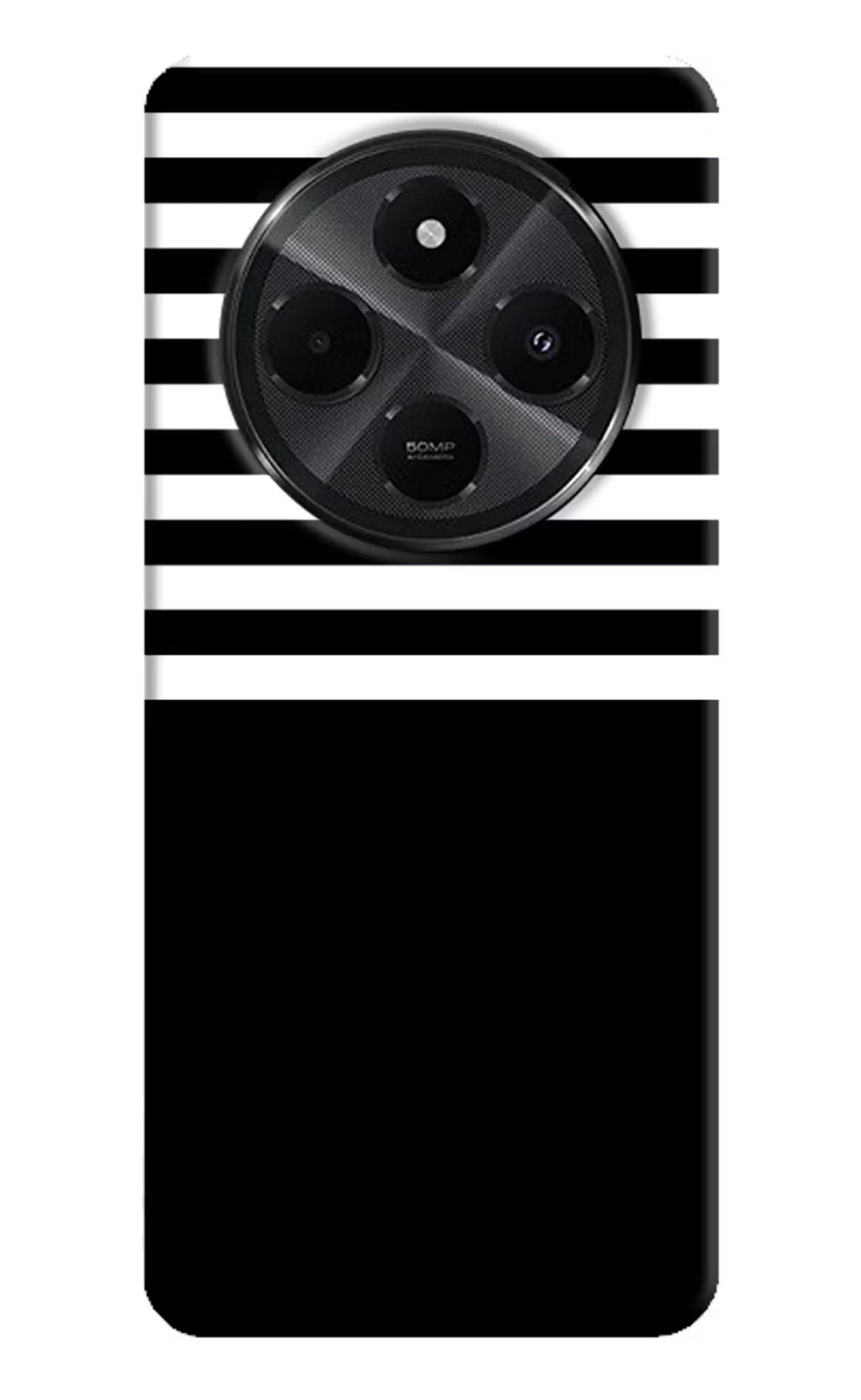 Black and White Print Redmi A4 5G Back Cover