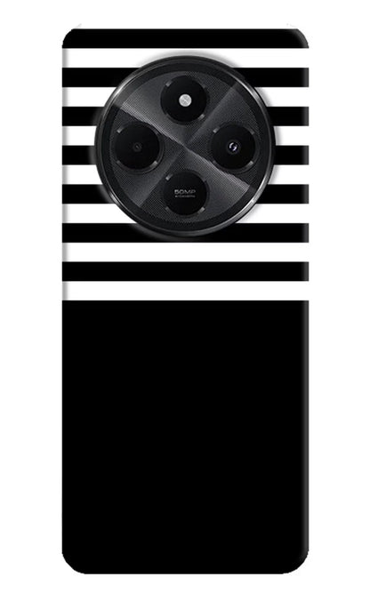 Black and White Print Redmi A4 5G Back Cover