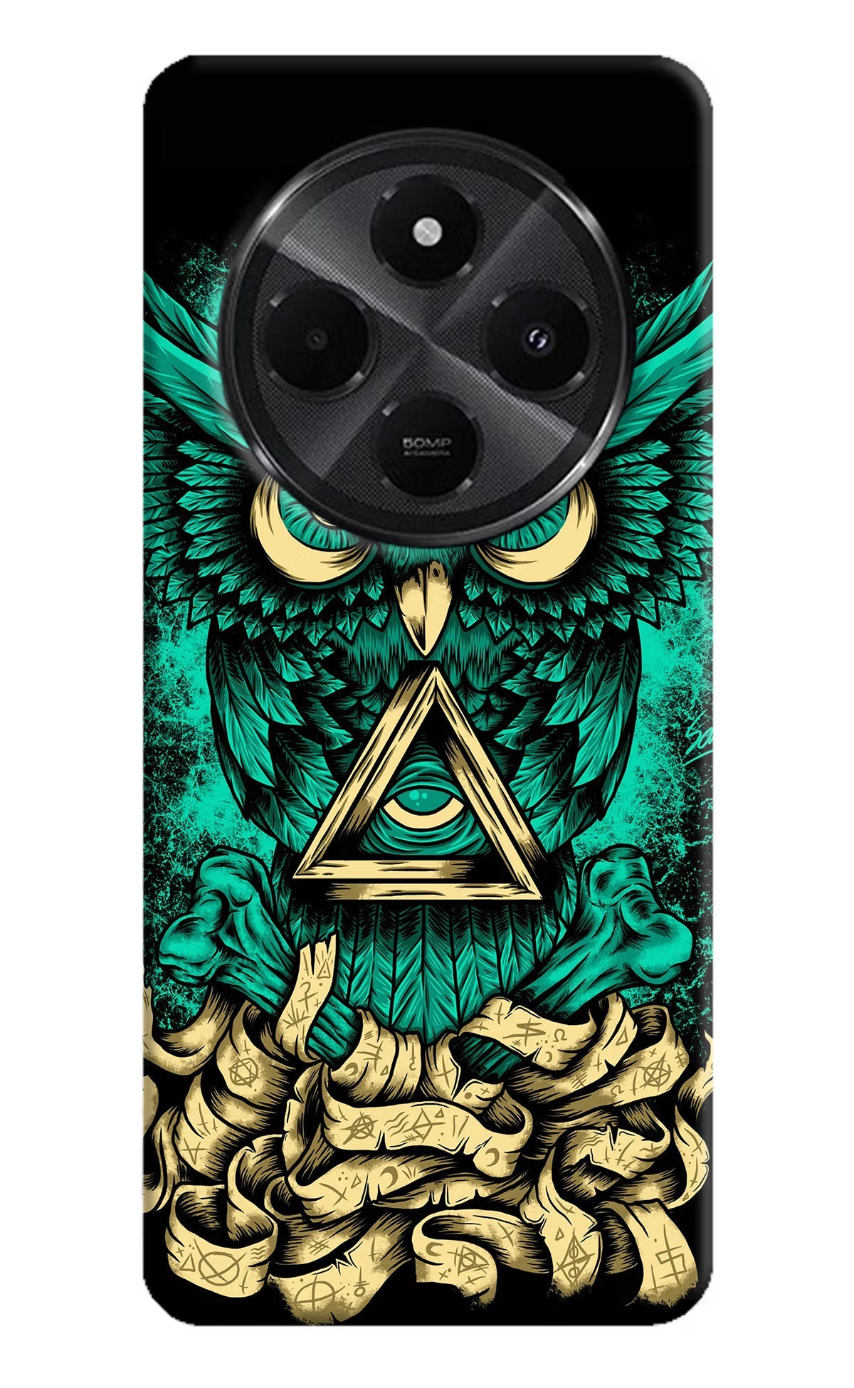 Green Owl Redmi A4 5G Back Cover