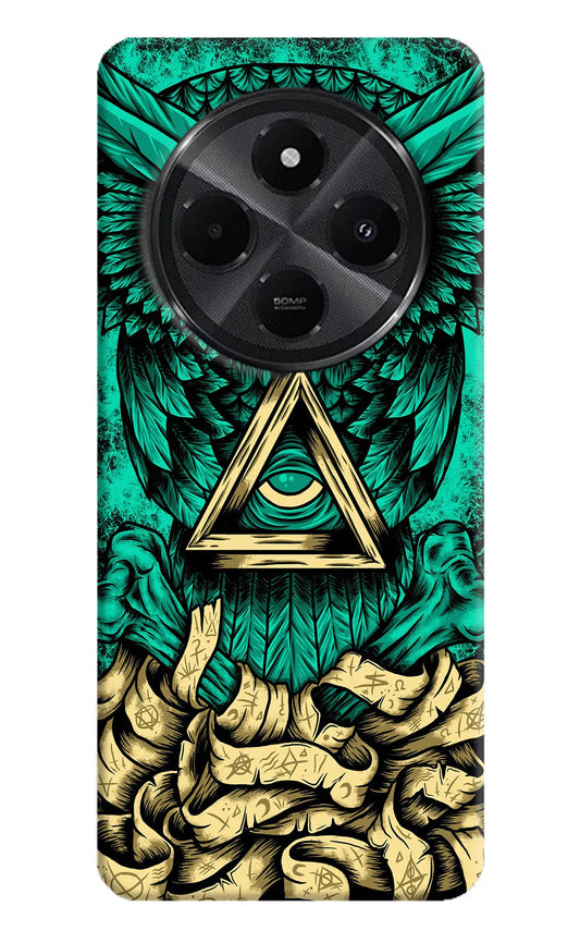 Green Owl Redmi A4 5G Back Cover