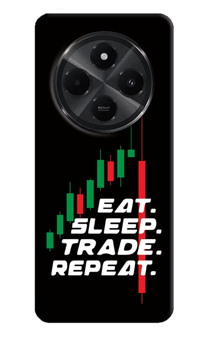 Eat Sleep Trade Repeat Redmi A4 5G Back Cover