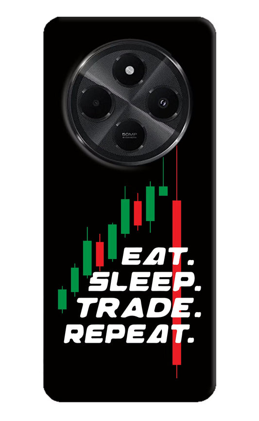 Eat Sleep Trade Repeat Redmi A4 5G Back Cover