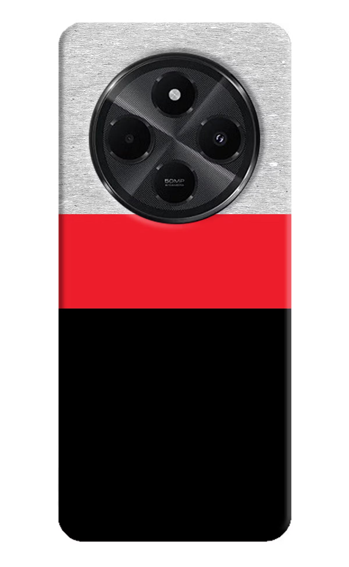 Tri Color Pattern Redmi A4 5G Back Cover