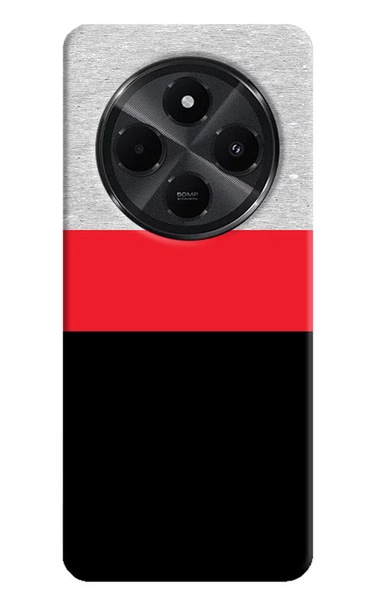 Tri Color Pattern Redmi A4 5G Back Cover