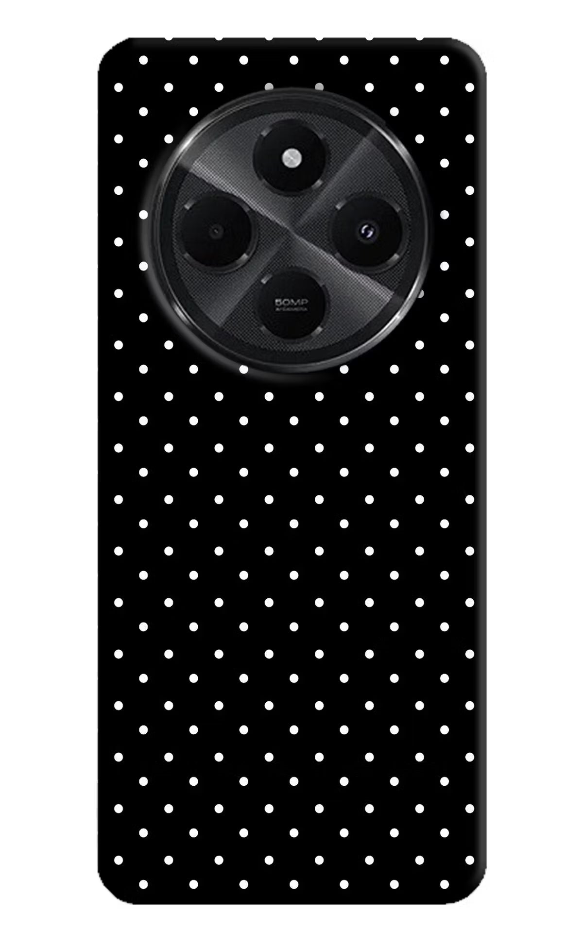 White Dots Redmi A4 5G Back Cover