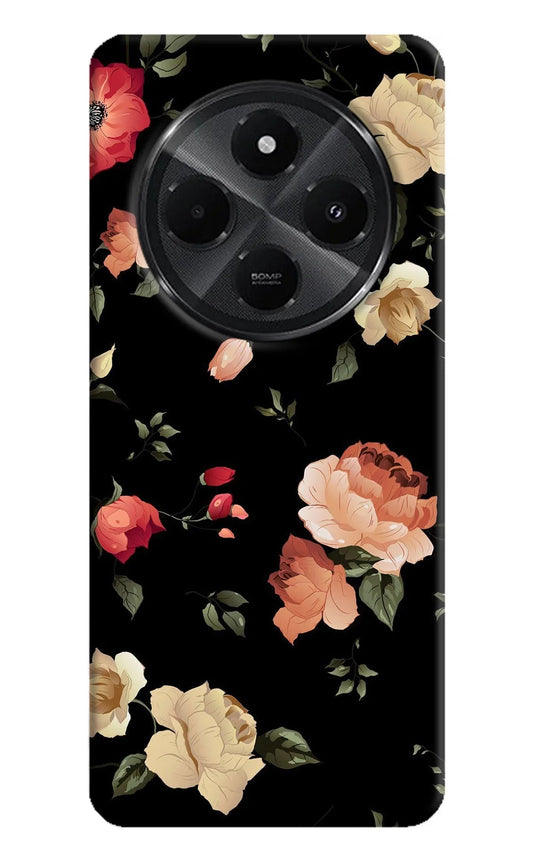 Flowers Redmi A4 5G Back Cover