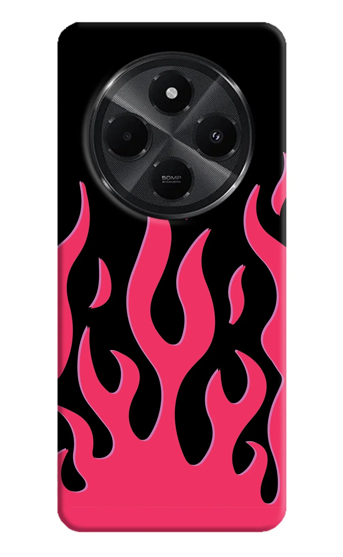Fire Flames Redmi A4 5G Back Cover