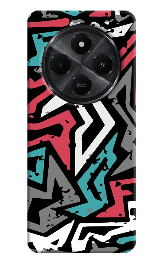 Geometric Graffiti Redmi A4 5G Back Cover