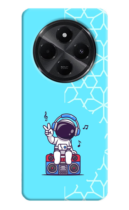 Cute Astronaut Chilling Redmi A4 5G Back Cover