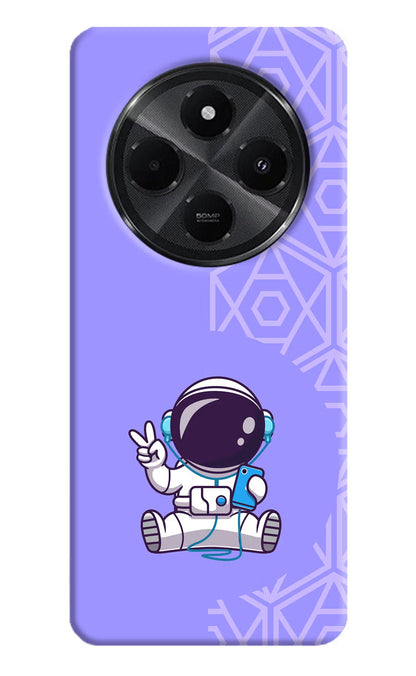 Cute Astronaut Chilling Redmi A4 5G Back Cover