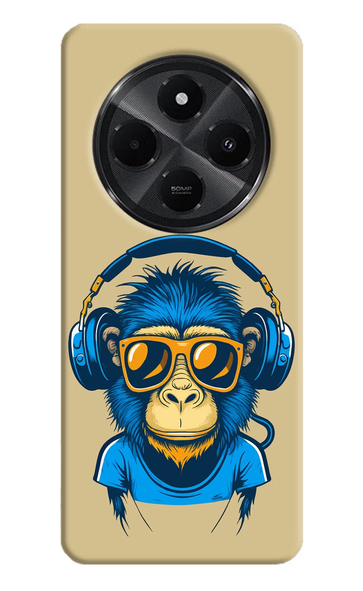 Monkey Headphone Redmi A4 5G Back Cover