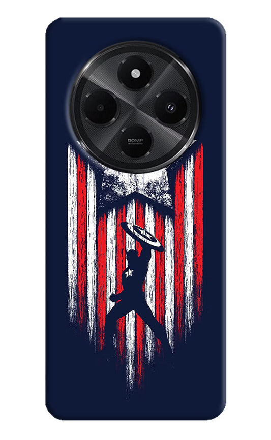 Captain America Marvel Art Redmi A4 5G Back Cover