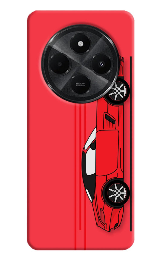 Red Velocity Redmi A4 5G Back Cover