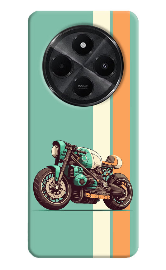 Striped Moto Drift Redmi A4 5G Back Cover
