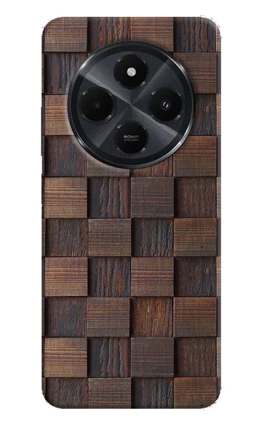 Wooden Cube Design Redmi 14C 5G Back Cover