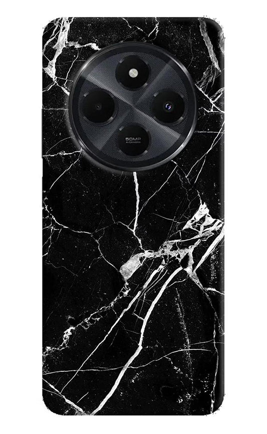 Black Marble Pattern Redmi 14C 5G Back Cover