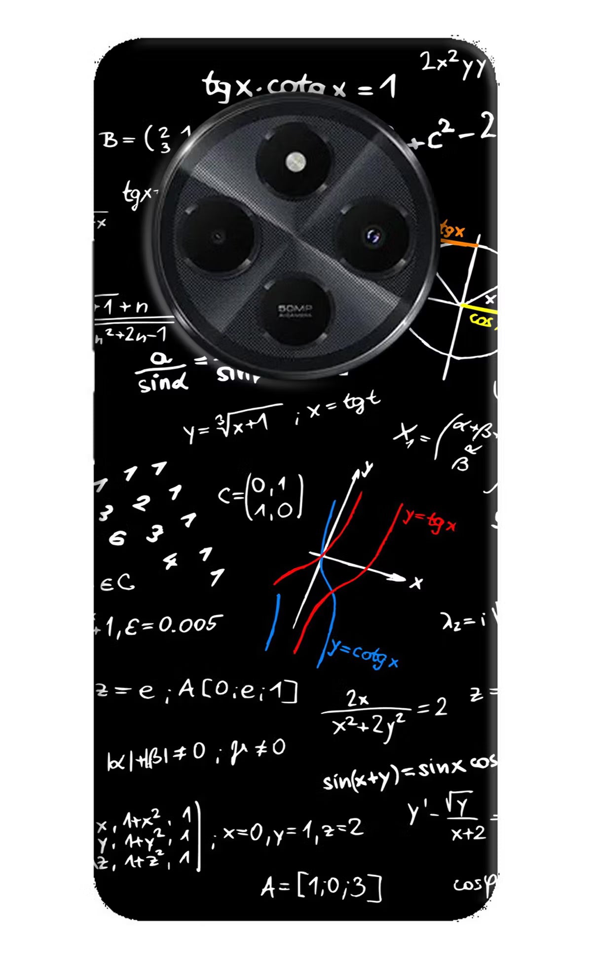 Mathematics Formula Redmi 14C 5G Back Cover