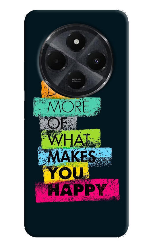 Do More Of What Makes You Happy Redmi 14C 5G Back Cover