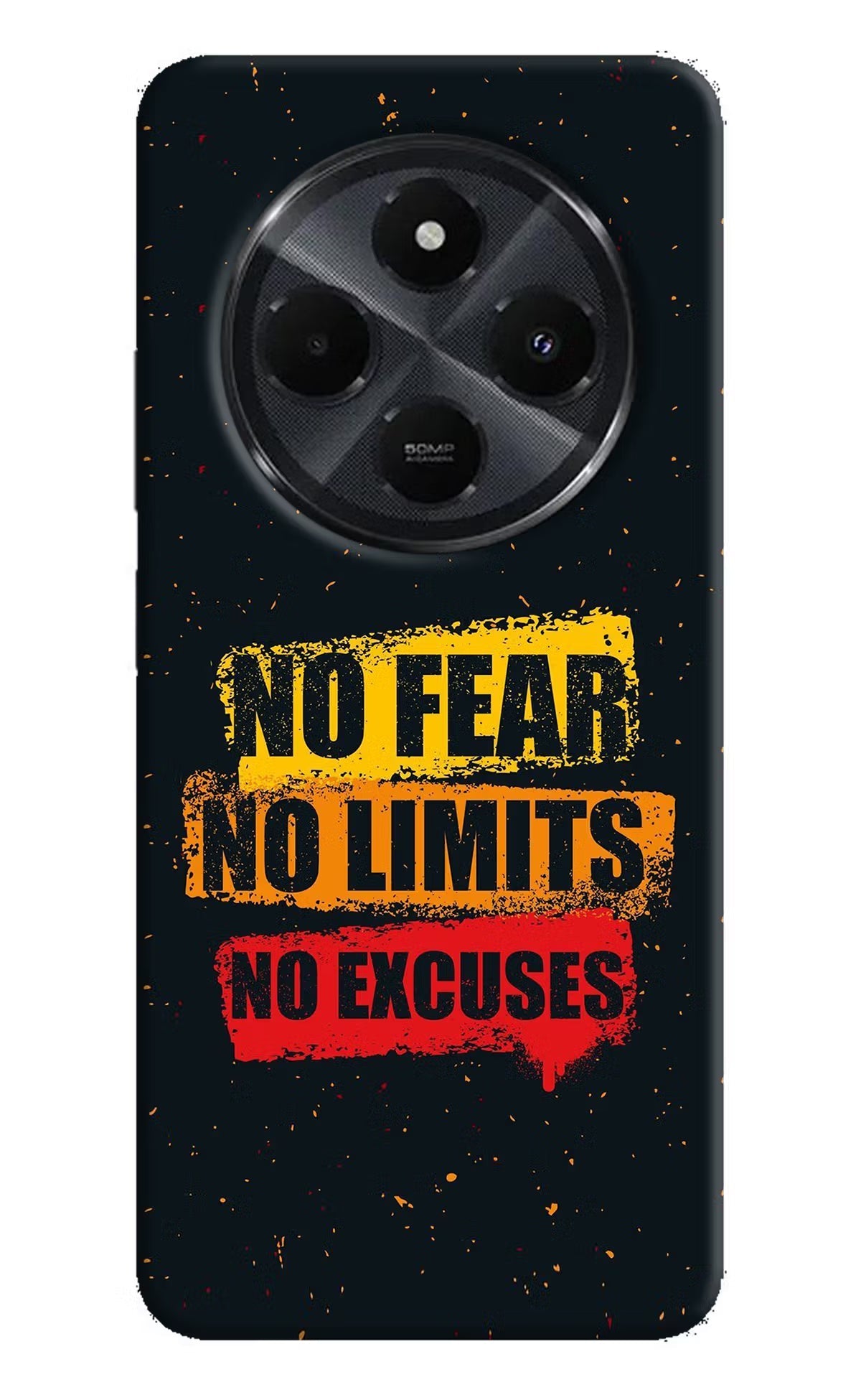 No Fear No Limits No Excuse Redmi 14C 5G Back Cover