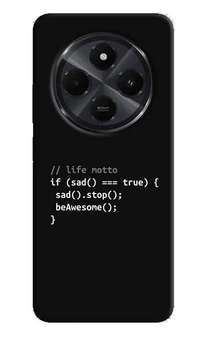 Life Motto Code Redmi 14C 5G Back Cover