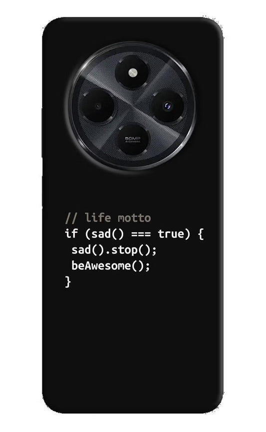 Life Motto Code Redmi 14C 5G Back Cover