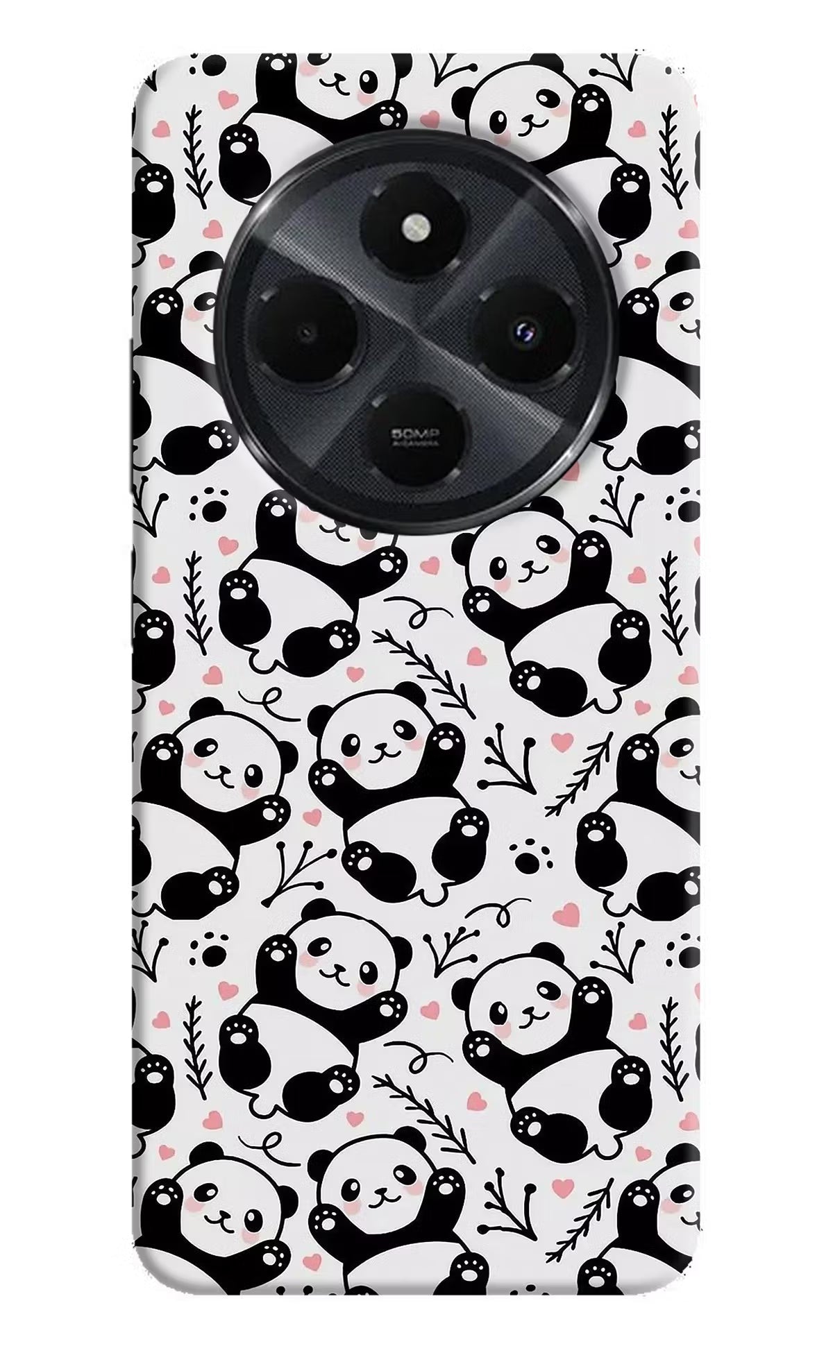 Cute Panda Redmi 14C 5G Back Cover