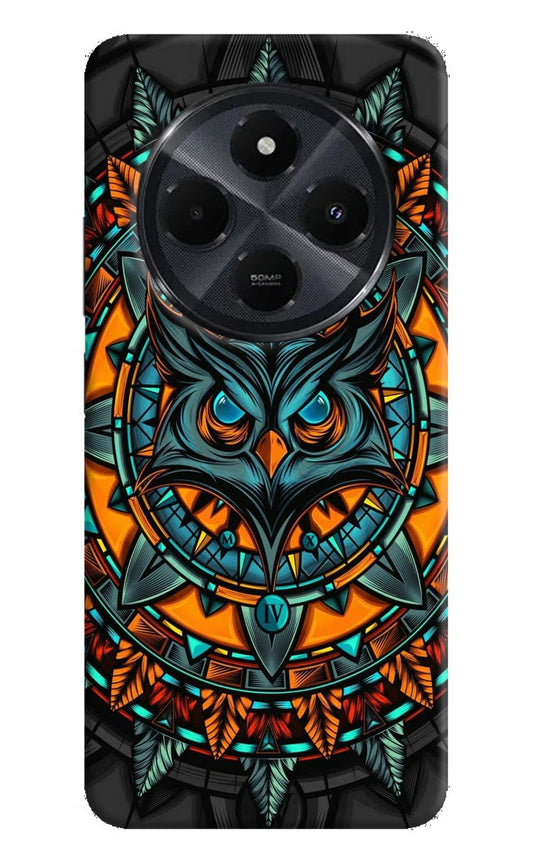 Angry Owl Art Redmi 14C 5G Back Cover