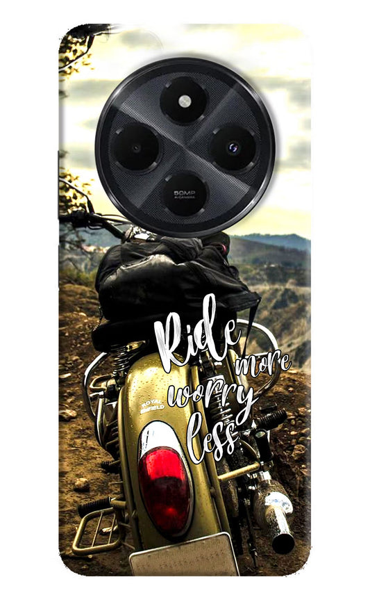 Ride More Worry Less Redmi 14C 5G Back Cover