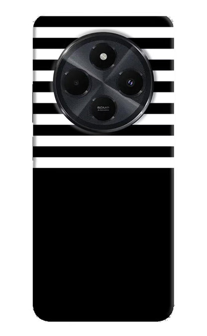 Black and White Print Redmi 14C 5G Back Cover