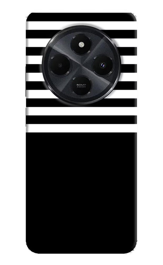 Black and White Print Redmi 14C 5G Back Cover